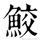 康熙字典 鮫